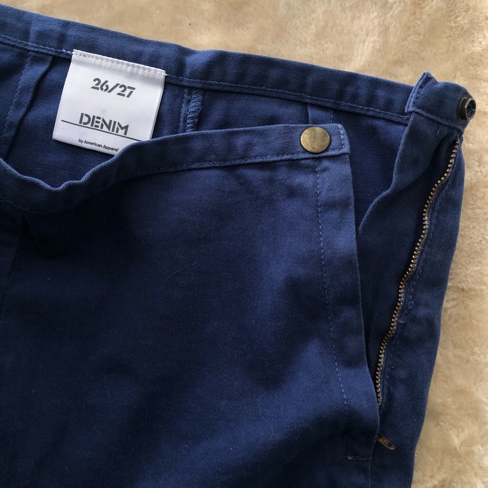 American Apparel Tap Short in Navy